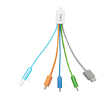 5 in 1 Multi Charge Cable with keytag