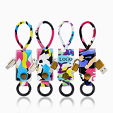 Charger Cable PU Leather Keychain