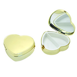 Heart Shape Metal Pill Case