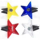 Jumbo Size Star Magnetic Memo Clip with Strong Grip