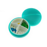 Round Plastic Pill Case