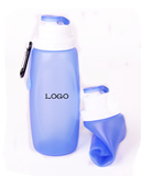 Silicone Collapsible  Bottle with Carabiner