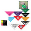 Solid Neon Triangle Bandanna