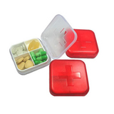 Square Plastic Pill Case