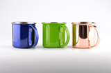 copper coated mugs