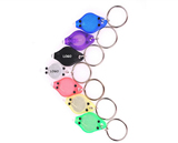 plastic LED keychain