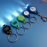 plastic LED keychain